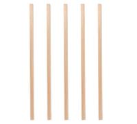 TOYANDONA 5 Pezzi Rifiniture in Legno per Case delle Bambole 30 CM Mini Strisce di Confine Bordi Lisci Accessori per Decorazione Fai da Te di Mobili e Pareti in Miniatura