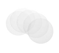 TOYANDONA 5 pezzi Tappetini in Silicone Alimentare per Vaporiera Rotondi Riutilizzabili e Resistenti al Calore Antiscivolo e Antiaderenti per Pane al Vapore Focacce e Dolci in Cucina