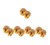 TOYANDONA 5 Set Borsa per Vaso di Fiori in Stoffa Dorata Pianta Fioriere Delicato Protettore per Fioriera Manicotto della Fioriera Sostituibile Panno Abbronzante d'oro 2 Pezzi*5