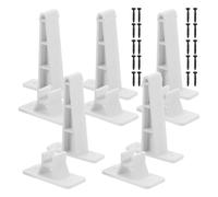 TOYANDONA 5 Set Fermaporte per Camper e Yacht in Plastica Bianca Forte Forza di Fissaggio e Installazione Facile per Porte Rv Accessori Pratici