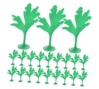 TOYANDONA 50 Miniatura Realistici Accessori Micro Paesaggio per Scenografie Table Modelli DIY e Decorazioni Ufficio Banano Verde per Progetti Creativi