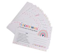 TOYANDONA 50 Pezzi Carte Motivazionali per Classe in Carta, Buone Azioni e | Cartoline per Scuola Dell'infanzia e Materna, Invio AI Genitori, Feedback Positivo e Comunicazione