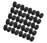 TOYANDONA 50 Pezzi Copertura in Spugna per Microfono Compatibile con Amplificatori e Cuffie Filtro Anti-rumore e Schermo Antivento in Schiuma Piccolo per Protezione Microfono