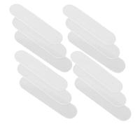 TOYANDONA 50 Pezzi Espositore per Unghie in Acrilico, Striscia Display Nail Art Ovale, Trasparente, per Salone di Nail Art, Facile da Usare, Versatile