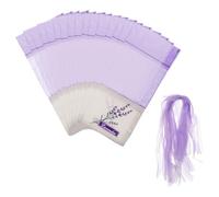 TOYANDONA 50 pezzi Sacchetti Vuoti per Lavanda con Coulisse in Profumato Borse per Spezie e Profumi Sacchetti Lavanda Decorativi per Armadi e Casa Scuro Facili da Usare