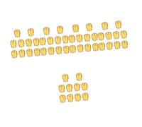 TOYANDONA 50 Pz cappuccio dell'interruttore della chitarra attiva/disattiva i cappucci dei suggerimenti tappo del pomello in plastica pomello per chitarra manopole per chitarra elettrica