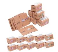 TOYANDONA 50 Scale Realistic Shopping Mall Style Mini Dollhouse Packing Models For Small Business And Creative Mailing Accessories