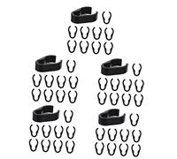 TOYANDONA 50pezzi Clip Per Microfono Supporto Per Cavi Fissaggi Resistenti Per Registrazione e Performances Aula Palchi e Concerti