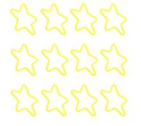 TOYANDONA 50pezzi Elastici Forma di Stella per Trucchi da Prestigiatore Oggetti di Scena per Espedienti da Evocazione Accessori per Spettacoli di Illusionismo Elastico Espedienti per Perform