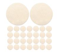 TOYANDONA 50pezzi Spugna Esfoliante in Luffa per Corpo e Viso Dischetti Struccanti Naturali per Scrub da Bagno in Luffa per Esfoliazione Delicata