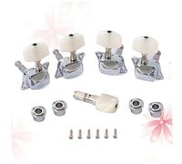 TOYANDONA 5pezzi Chiavi Accordatura Semi-chiuse Per Banjo Tuning Pegs Con Boccole Sinistre e Destre Per Migliorare Suono Delle Corde