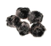 TOYANDONA 5pezzi Copertura Antivento Per Microfono Pelliccia Da Parabrezza Per Registrazioni All Aperto Riduzione Del Rumore Per Tour Guidati e Broadcast