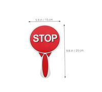 TOYANDONA 5pezzi Segnali Stradali Stop per Ragazzo Segnalazione Rosse e Verdi Palette Manuali per Insegnare La Sicurezza