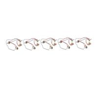 TOYANDONA 5sets Cablaggio Elettrico Per Chitarra Kit Con Potenziometri Cablaggio Vie Accessori Metallici Per Chitarra Elettrica Facile Installazione e Leggero Upgrade
