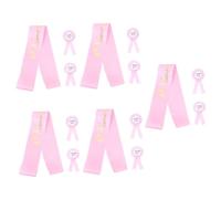 TOYANDONA 5sets Completo Per Shower Sash Per Mamma Badge Per Papà e Mamma Decorazioni Per Festa Di Genere Unico Per Futuri Genitori