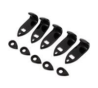 TOYANDONA 5sets Cuscinetti Per Saxofono Supporti Leggeri e Durevoli Per Tenore Soprano Comfort Ottimale e Facile Installazione Nero