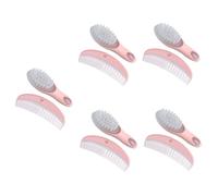 TOYANDONA 5sets Pettine e Spazzola Per Ragazzo Ragazza Kit Di Massaggio Per Morbido Materiale Rosa Promuove La Circolazione Sanguigna Sviluppo Cerebrale