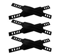 TOYANDONA 6 Cinturini Regolabili per Pedali Cyclette in Materiale PP Nero Accessori per Bici da Fitness e Palestra Cinturini per Scarpe da Bici da Corsa Adatti a Allenamenti Intensi e Uso