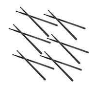 TOYANDONA 6 Paia 5a Bacchette Percussive Strumento a Percussione Bacchette Per Tamburi Strumenti Musicali Per Adulti Di Schiuma Musicale Nylon Black