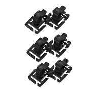 TOYANDONA 6 Pezzi Clip Regolabili per Tubo Idratazione Nero Morsetto Tubo Flessibile per Sacche Idratazione Outdoor Supporto Stabile per Vesciche d Acqua per Escursionismo e Campeggio