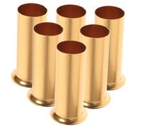 TOYANDONA 6 pezzi Coprisoffitto in Metallo per Portalampada Candela Cover per Base Lampada Sospensione e Lampadari Protezione Elegante per Lampadine Facile Installazione Effetto Retrò Caldo