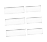 TOYANDONA 6 Pezzi Professional Glass Guitar Slide Finger Slides For Electric Acoustic Guitars Ergonomic Fit For Stable Performance Jazz Country Music