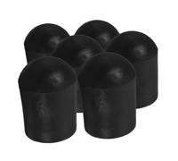 TOYANDONA 6 pezzi Protector Antiscivolo per Endpin Violoncello in Gomma Nera Protezione Pavimento da Graffi Facile da Installare e Rimuovere Design Elegante e Minimale per Musicisti