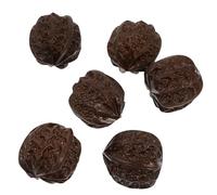 TOYANDONA 6 Pezzi Set da 6 Palline Massaggio in Agarwood Marrone Design Ergonomico per Mani e Dita, come Regalo la Terza Età