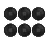 TOYANDONA 6 Pezzi Supporto Stabile per Scopino WC in Plastica con Vassoio Drenante e Traspirante, Compatibile per Bagno, Base Asciutta e Igienica