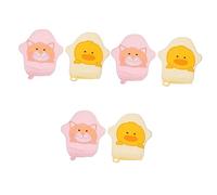 TOYANDONA 6 Pz Cotone Da Bagno Spugna Da Bagno Per Bambini Guanti Da Bagno Cartoni Animati Bagnoschiuma Da Uomo Naturale Bambino Che Fa i Primi Passi Massaggio Salviettine Umidificate