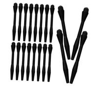 TOYANDONA 60 Pezzi Aste per Freccette in Nylon Nero Filettatura,