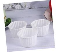 TOYANDONA 60 pezzi Pirottini di Carta per Muffin e Cupcake Bianchi Resistenti Fino Antiaderenti e Impermeabili per Feste Matrimoni e Dolci Fatti in Casa