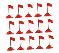 TOYANDONA 60pezzi Bandiere Miniature Plastica Con Bastoncini Per Diorama e Decorazioni Di Scene Modelli Dettagliati Di Bandiere Per Tavoli Da Gioco e Collezionismo