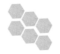 TOYANDONA 6pezzi Acustici Esagonali Poliestere Assorbimento Per Soffitti e Facile Installazione Adesivo Per Uffici e Teatri Domestici