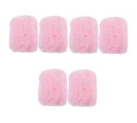 TOYANDONA 6pezzi Copertura Mic Plush Protettiva Per Microfono Antivento e Antisputo Per Ktv e Performance Morbido Materiale