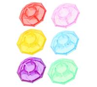 TOYANDONA 6pezzi Copridadi per Pedali per Chitarra in Materiale Durevole Design Forma di Diamante Personalizzazione dello Stile Copertura per Pedali per Effetti Protezione per Chitarra