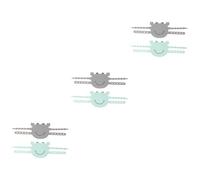 TOYANDONA 6pezzi Cuscinetti Silenziosi Per Porte Da Chiusura Sicura Per Adattabile Diverse Facile Installazione Colori