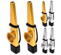 TOYANDONA 6pezzi Kazoos Per Facili Per Performance e Primi Approcci Colori e Membrane Antipolvere