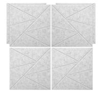 TOYANDONA 6pezzi Pannelli Acustici Autoadesivi Per Insonorizzazione Efficienza Elevata Nella Riduzione Del Rumore Per Stanze Da Musica e Gaming Facile Installazione e Design Moderno