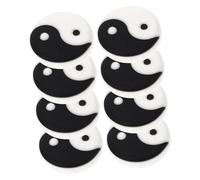 TOYANDONA 8 Ammortizzatori per Racchette Tennis Silicone Design Tai Chi Riduzione delle Installazione Facile Comfort Ottimale per Giocatori