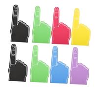 TOYANDONA 8 Foam Finger per Sportivi e Feste Accessori Cheerleading Leggeri e Creativi per Spettacoli e Manifestazioni