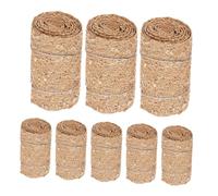 TOYANDONA 8 Miniature Hay Bales Easy Assembly Mini Straw Haystack For Farm Scene Decoration Educational Toy For Diy Dollhouse And Garden Craft