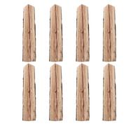 TOYANDONA 8 Pezzi Ceppi di Legna da Ardere Decorativi in Pino e Cedro 22 Cm, Legno per Braciere e Affumicatura, Resistenti alle Intemperie per Giardino, Patio e Uso Esterno