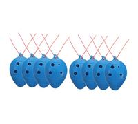 TOYANDONA 8 Pz mini ocarine per bambini ocarina professionale cestino di plastica pratica l'ocarina ocarina di plastica ceramica decorare strumento musicale ocarina a buco AbS