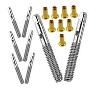TOYANDONA 8 Set Accessori a a Corda Parti Della Valvola Dell'acqua Accessori Della Staffa Morsetto Ad Di Serraggio Strumento Pianoforte Strumenti Chiave Serracavi Metallo