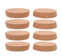 TOYANDONA 8 Tappi di Sughero Conici per Bottiglie Piccole, Tappo Ermetico Riutilizzabile in Sughero Naturale, Compatibile per Bottiglie di Vino e Brocche, per Conservazione Bevande e