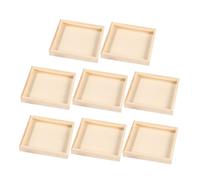 TOYANDONA 8 Vassoi in Legno Naturale per Puzzle da Organizer per Giochi e Stoccaggio Materiale Stabile e Superficie Professionale per Assemblaggio Senza Giunzioni per