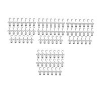 TOYANDONA 80 Pezzi Ganci Scarpe da Muro in Plastica Resistente Gancio Stabile per Asciugatura e Esposizione Scarpe di Tutte le Organizer Multiuso e Negozio