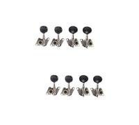 TOYANDONA 8pezzi Chiavi Di Accordatura Per Ukulele String Pulsante Nero Meccaniche Per Chitarra Acustica Sostituzione Per Accordatori Danneggiati Design Elegante e Funzionale