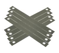 TOYANDONA 8pezzi Cinghie di Fissaggio per Alberi con Occhielli Supporto Flessibile per Piante e Rami Legacci Resistenti per Giardino e Sostegno Alberi Inclinate